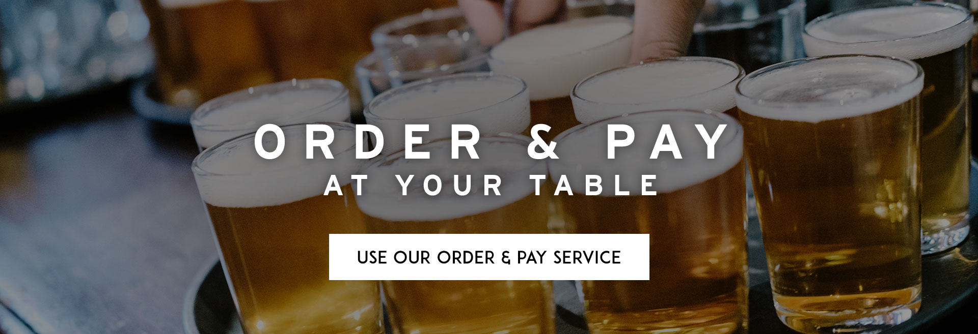 Order at table at The Sun In Splendour hero