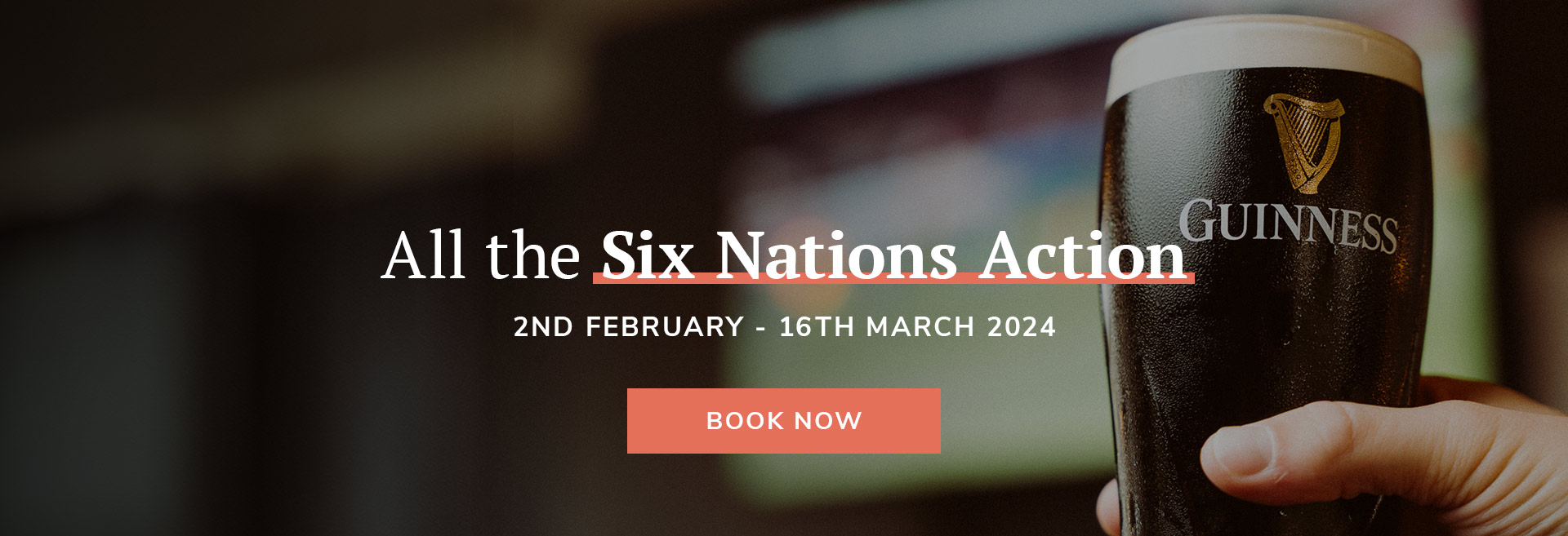Rugby Six Nations 2024 at The Sun In Splendour
