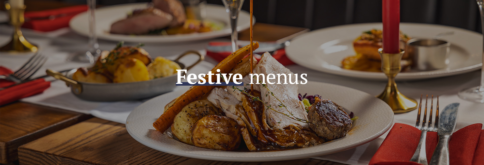Christmas menu at The Sun In Splendour